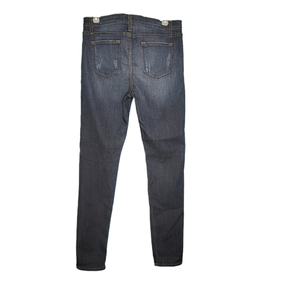 Judy Blue EUC Distressed Mid-rise Stretch Jeans Women's Size 15/32 - Picture 2 of 11